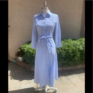 Collard button down dress or duster NWT small